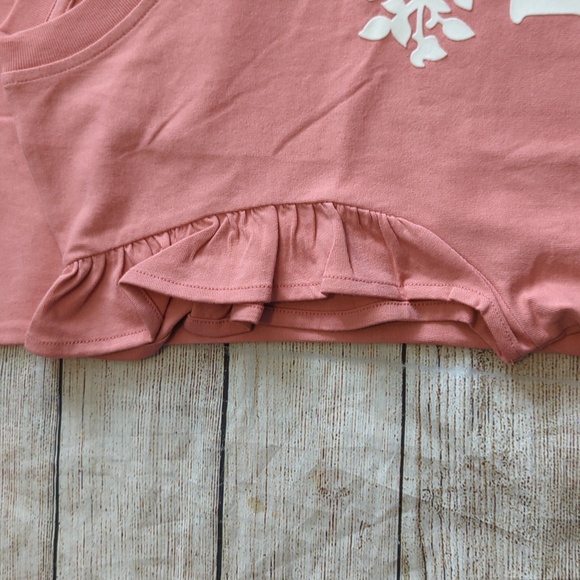 Brand New Roots Size 13-14 Mauveglow Dress With Ruffled Sleeves - Picture 4 of 5